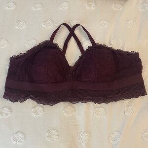 Torrid curve marron lace bralette XXXXXL